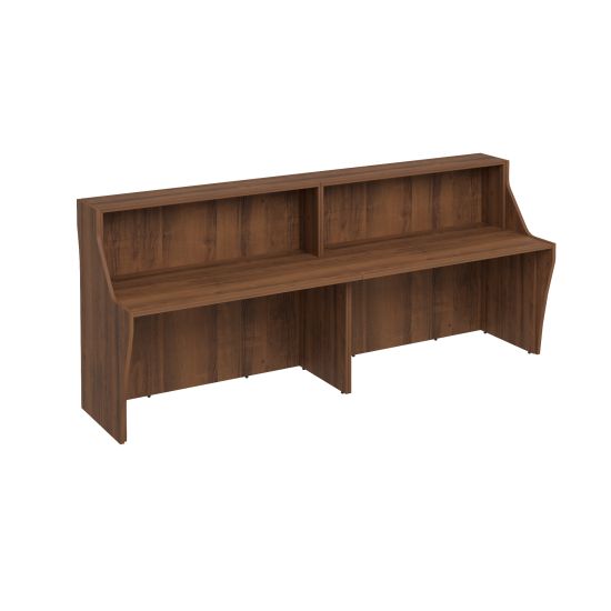 Стойка ресепшен прямая французский орех