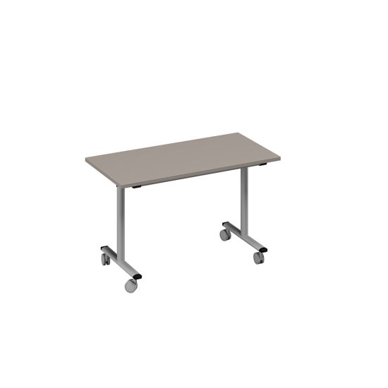 Стол письменный складной мокко премиум / металлокаркас серый