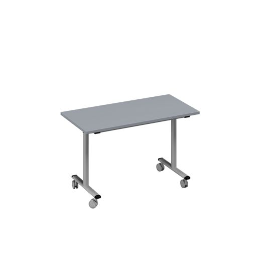 Стол письменный складной серый / металлокаркас серый