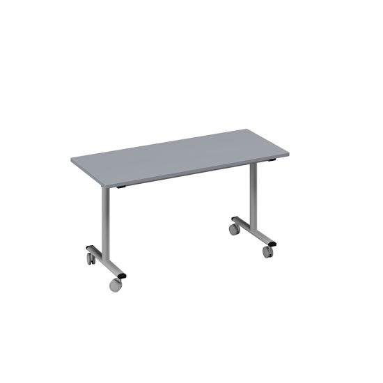 Стол письменный складной серый / металлокаркас серый