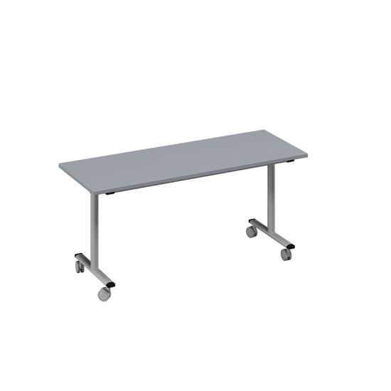 Стол письменный складной серый / металлокаркас серый