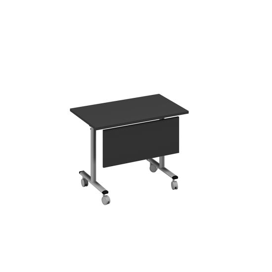 Стол складной с экраном антрацит премиум / металлокаркас серый