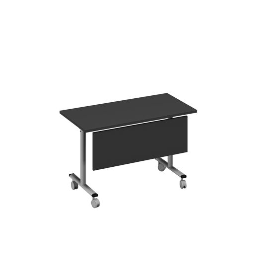 Стол складной с экраном антрацит премиум / металлокаркас серый