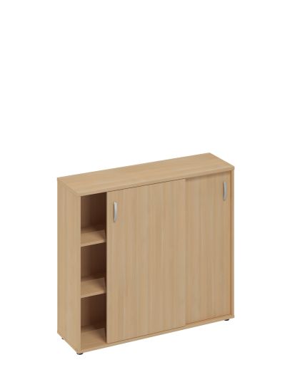 Шкаф-купе средний (для 2-х столов 60) натуральный дуб