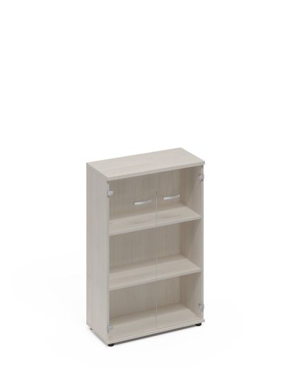 Шкаф средний со стеклом дуб шамони