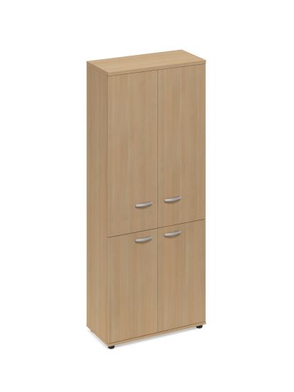 Шкаф для документов закрытый 4-х дверный натуральный дуб
