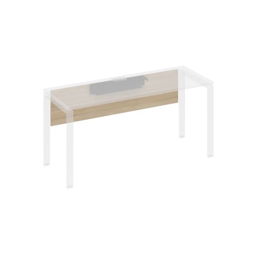 Экран стола 180 с кабель-каналом дуб скандинавский / металлокаркас антрацит