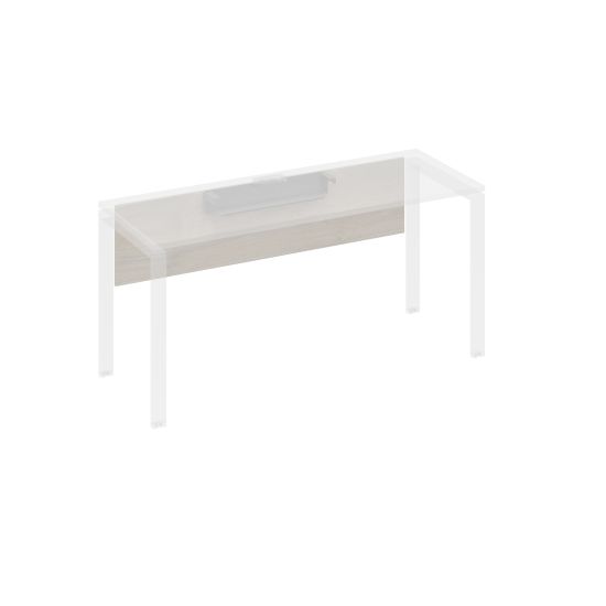 Экран стола 180 с кабель-каналом дуб / металлокаркас серый