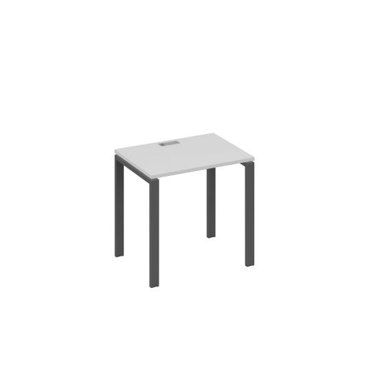 Стол письменный на металлокаркасе UNO серый / металлокаркас антрацит