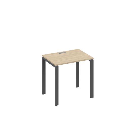 Стол письменный на металлокаркасе UNO дуб скандинавский / металлокаркас антрацит
