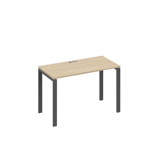Стол письменный на металлокаркасе UNO дуб скандинавский / металлокаркас антрацит