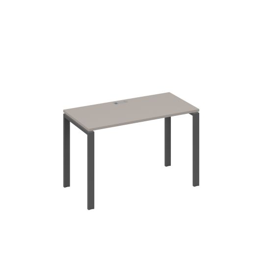 Стол письменный на металлокаркасе UNO мокко премиум / металлокаркас антрацит