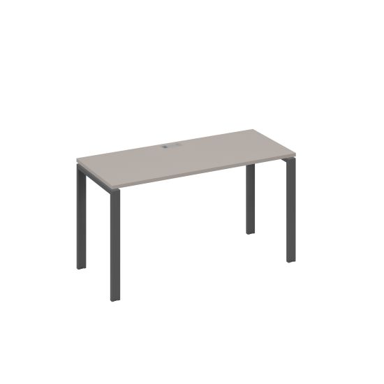 Стол письменный на металлокаркасе UNO мокко премиум / металлокаркас антрацит