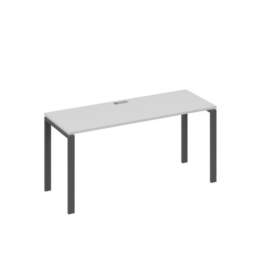 Стол письменный на металлокаркасе UNO серый / металлокаркас антрацит