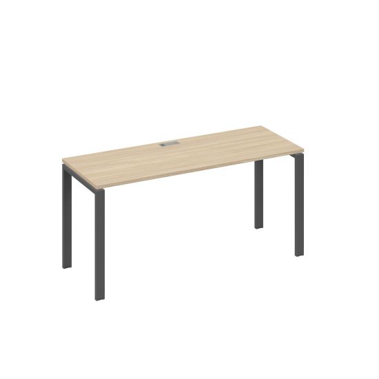 Стол письменный на металлокаркасе UNO дуб скандинавский / металлокаркас антрацит