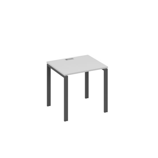 Стол письменный на металлокаркасе UNO серый / металлокаркас антрацит