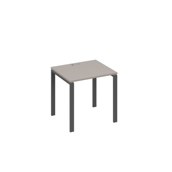 Стол письменный на металлокаркасе UNO мокко премиум / металлокаркас антрацит