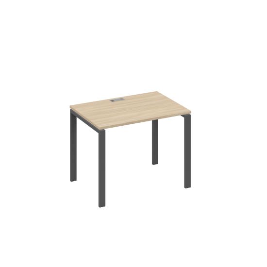 Стол письменный на металлокаркасе UNO дуб скандинавский / металлокаркас антрацит
