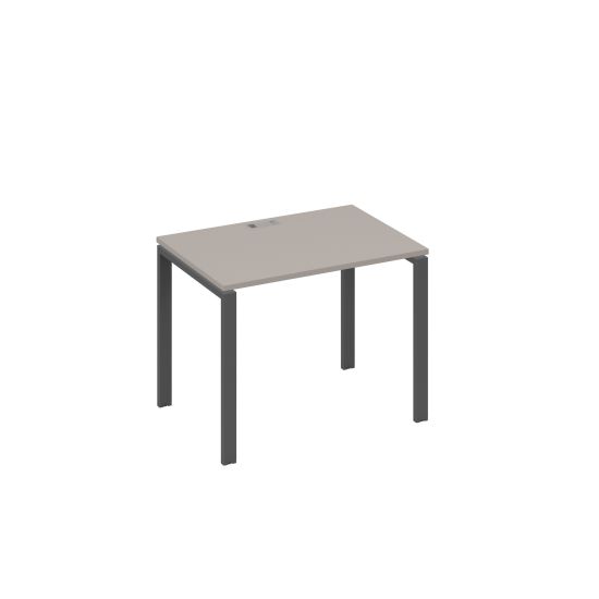 Стол письменный на металлокаркасе UNO мокко премиум / металлокаркас антрацит