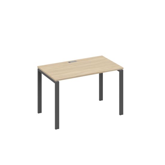 Стол письменный на металлокаркасе UNO дуб скандинавский / металлокаркас антрацит