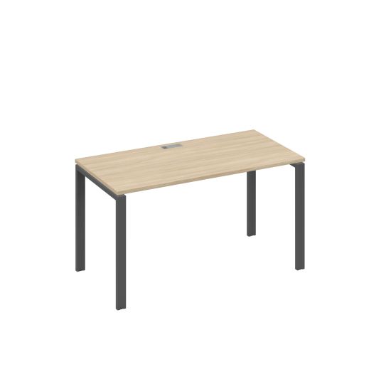 Стол письменный на металлокаркасе UNO дуб скандинавский / металлокаркас антрацит