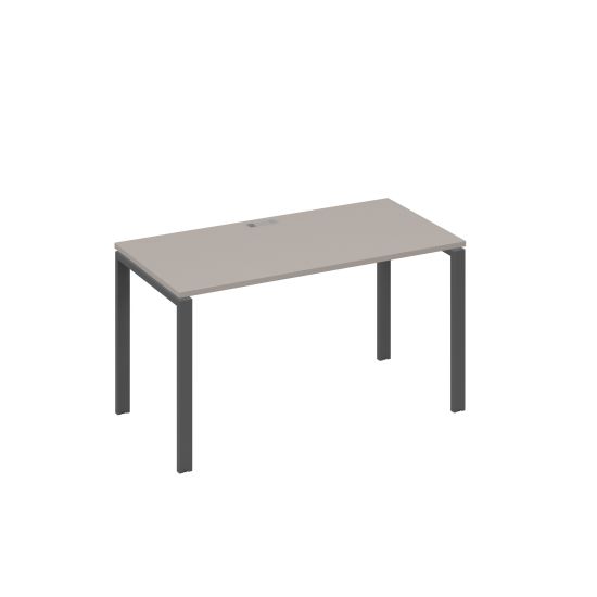 Стол письменный на металлокаркасе UNO мокко премиум / металлокаркас антрацит