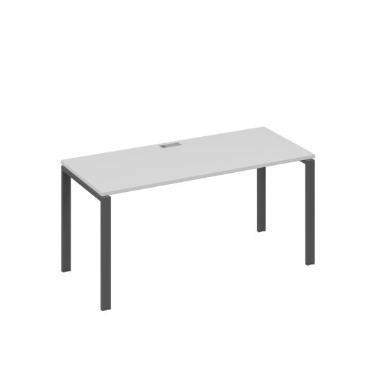 Стол письменный на металлокаркасе UNO серый / металлокаркас антрацит