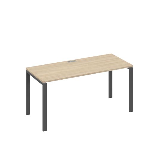 Стол письменный на металлокаркасе UNO дуб скандинавский / металлокаркас антрацит