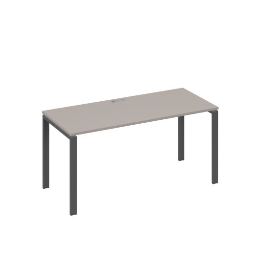 Стол письменный на металлокаркасе UNO мокко премиум / металлокаркас антрацит