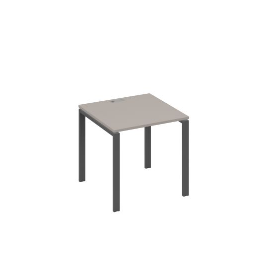 Стол письменный на металлокаркасе UNO мокко премиум / металлокаркас антрацит