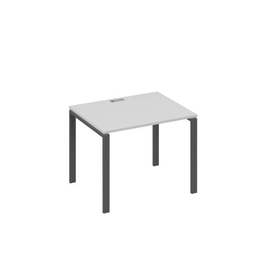 Стол письменный на металлокаркасе UNO серый / металлокаркас антрацит