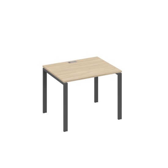 Стол письменный на металлокаркасе UNO дуб скандинавский / металлокаркас антрацит