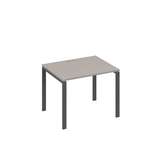 Стол письменный на металлокаркасе UNO мокко премиум / металлокаркас антрацит
