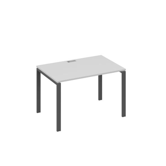 Стол письменный на металлокаркасе UNO серый / металлокаркас антрацит