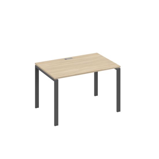 Стол письменный на металлокаркасе UNO дуб скандинавский / металлокаркас антрацит