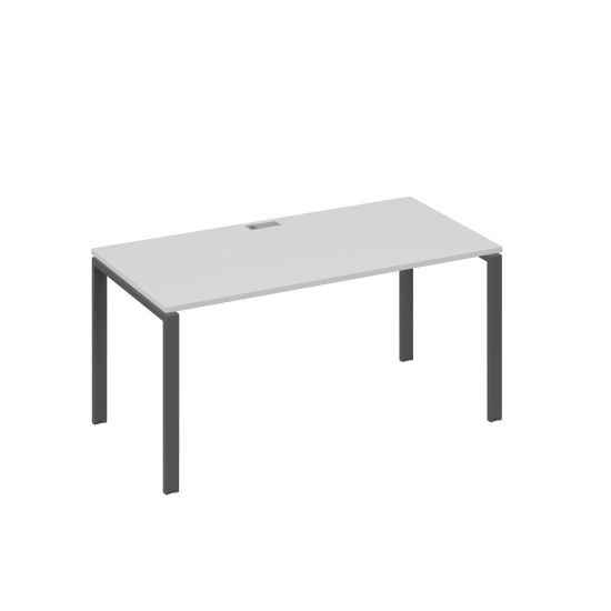 Стол письменный на металлокаркасе UNO серый / металлокаркас антрацит