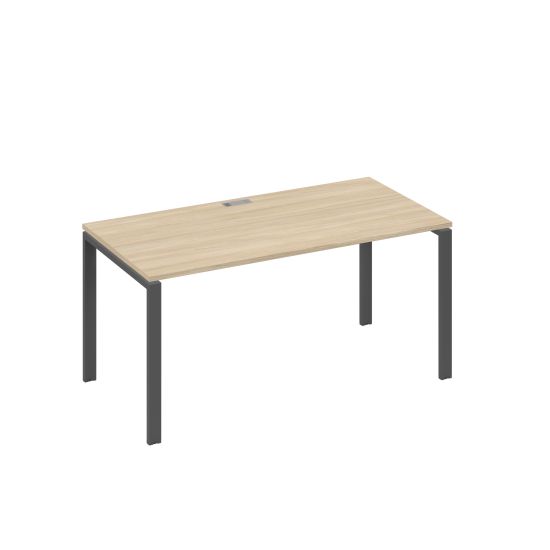 Стол письменный на металлокаркасе UNO дуб скандинавский / металлокаркас антрацит