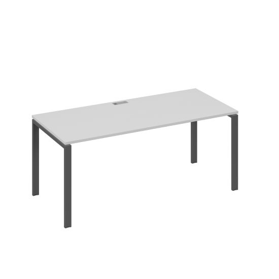 Стол письменный на металлокаркасе UNO серый / металлокаркас антрацит
