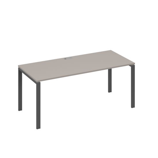 Стол письменный на металлокаркасе UNO мокко премиум / металлокаркас антрацит