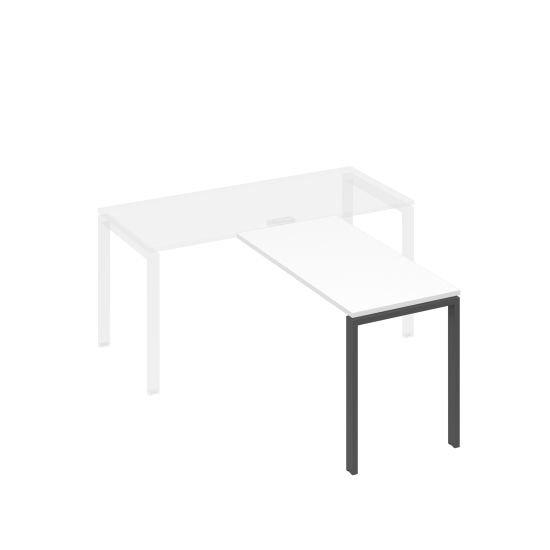 Брифинг-приставка каркас UNO белый премиум / металлокаркас антрацит