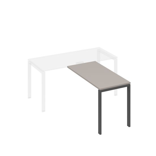 Брифинг-приставка каркас UNO мокко премиум / металлокаркас антрацит