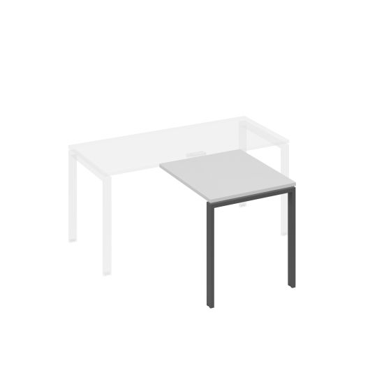 Брифинг-приставка каркас UNO металл серый / металлокаркас антрацит