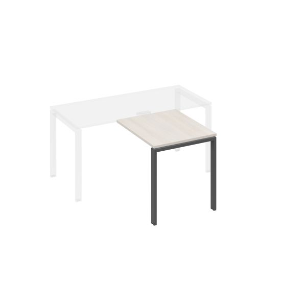 Брифинг-приставка каркас UNO металл дуб / металлокаркас антрацит