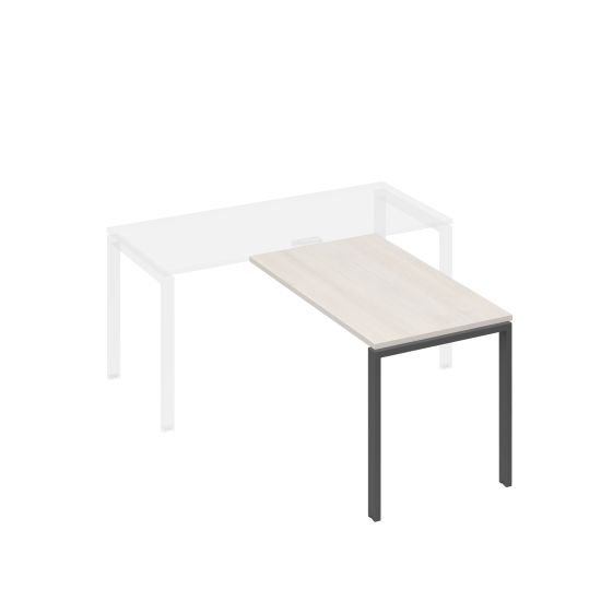 Брифинг-приставка на металлокаркасе UNO дуб / металлокаркас антрацит