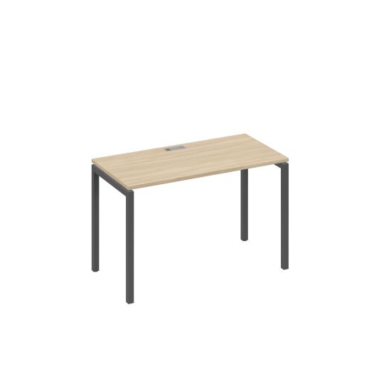 Стол письменный на металлокаркасе DUE дуб скандинавский / металлокаркас антрацит