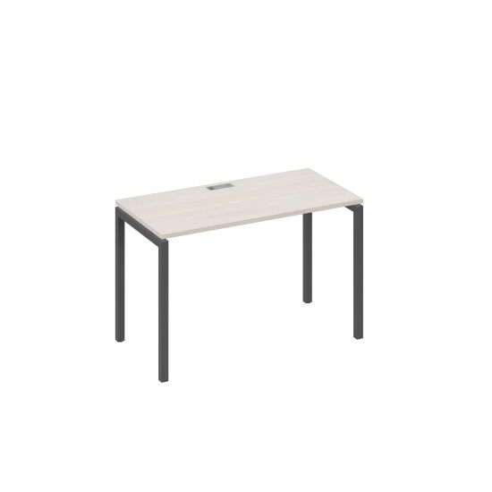Стол письменный на металлокаркасе DUE дуб / металлокаркас антрацит