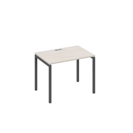 Стол письменный на металлокаркасе DUE дуб / металлокаркас антрацит