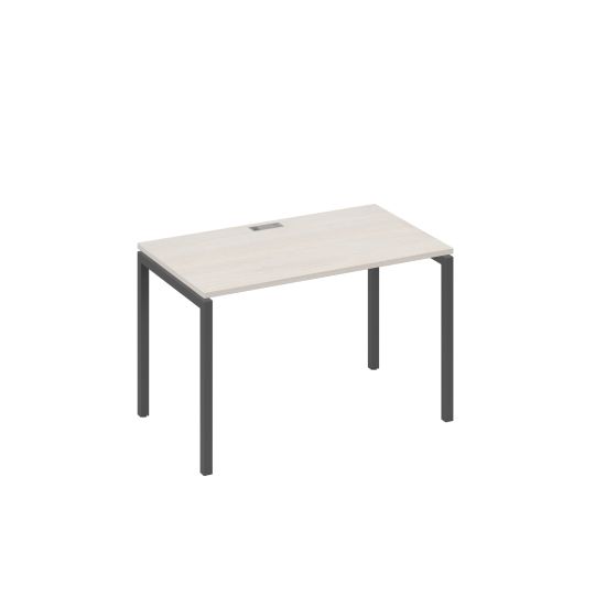 Стол письменный на металлокаркасе DUE дуб / металлокаркас антрацит