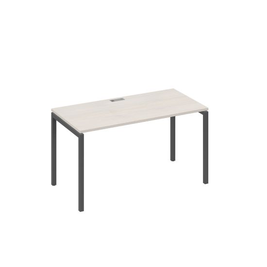 Стол 140x70 письменный на каркасе DUE дуб / металлокаркас антрацит
