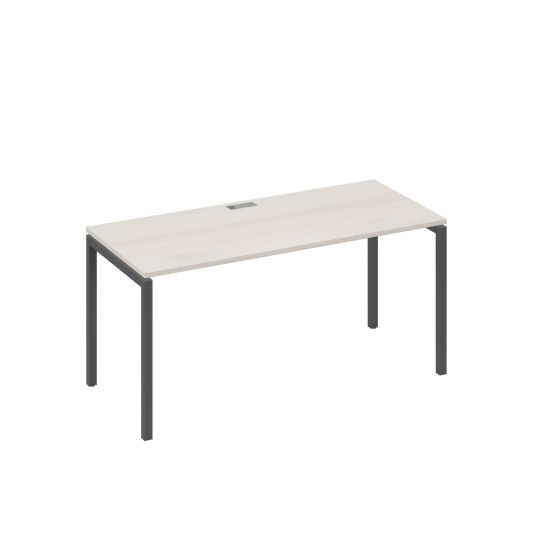 Стол письменный на металлокаркасе DUE дуб / металлокаркас антрацит